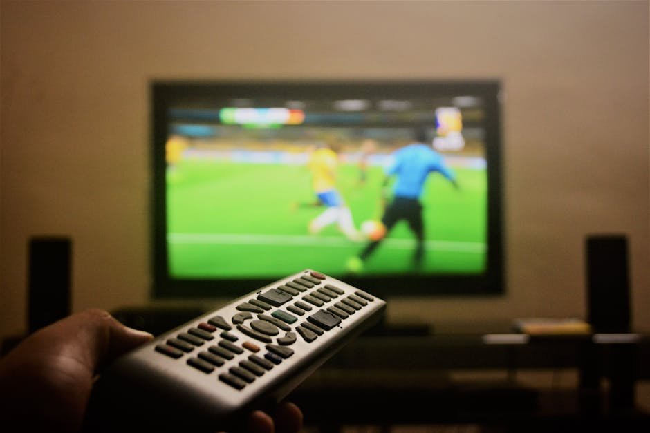 4K IPTV streaming quality comparison showing crystal clear sports broadcast on large screen