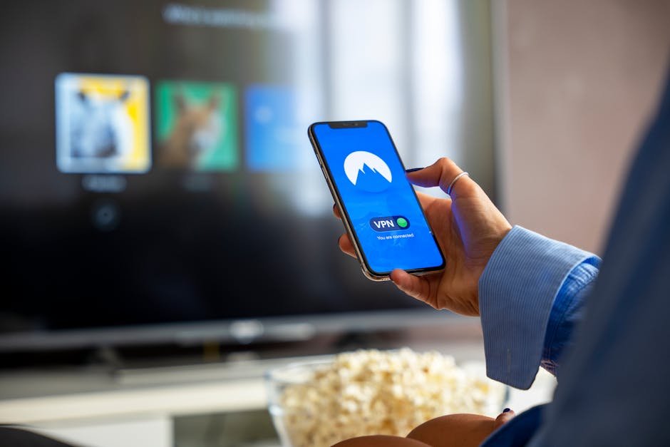 Multi-device Premium IPTV setup with smartphone tablet and television streaming simultaneously